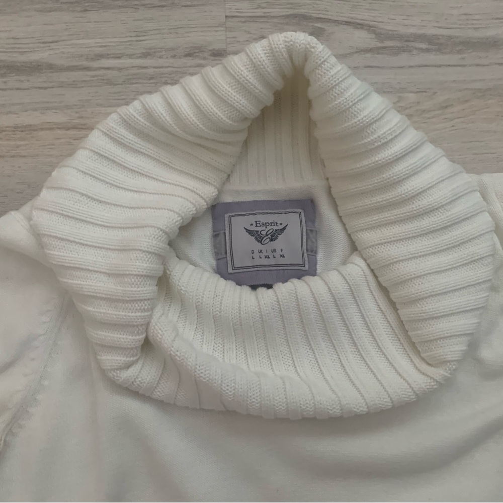 Cowl Neck Cotton Sweater